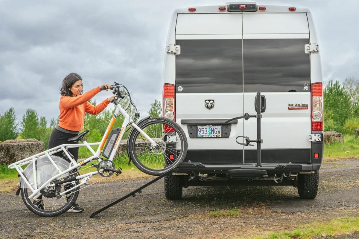 Accomodates E-Bikes