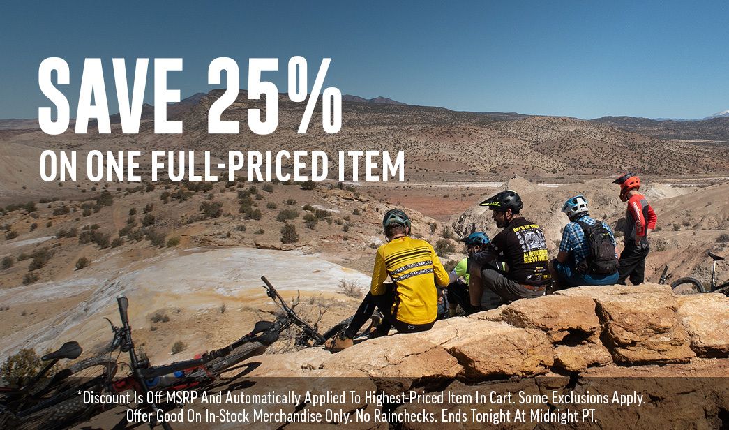 Bike Tires Direct 25 one full price item, exclusions apply (of course