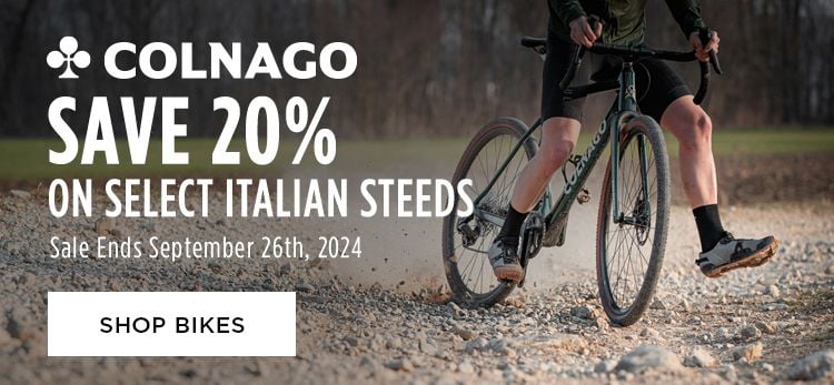 Click for Colnago Save 20 on Select Italian Steeds