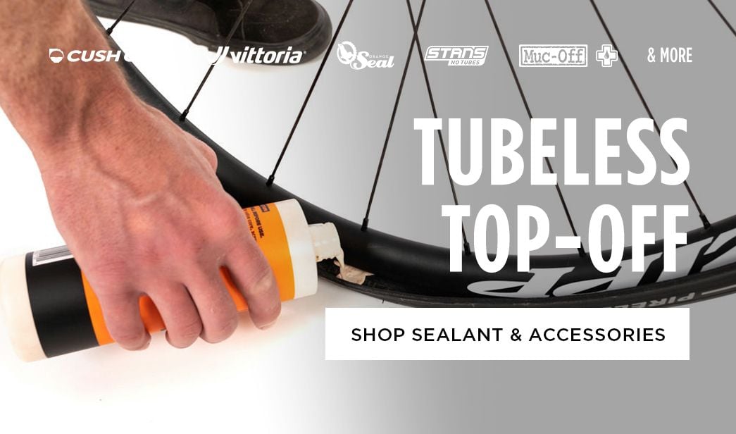 Click for Tubeless Top-Off Shop Sealant and Accessories