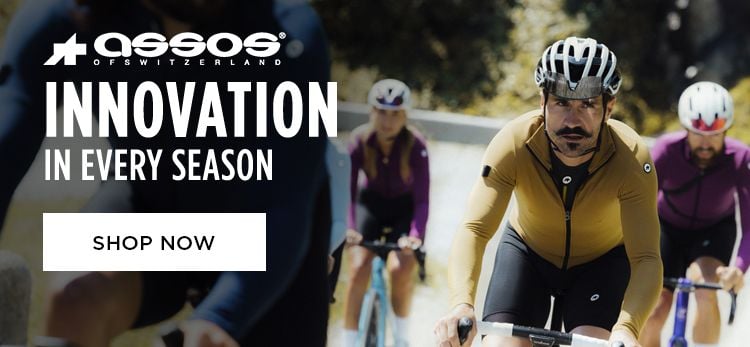 Click for Assos Innovation in Every Season Shop Now