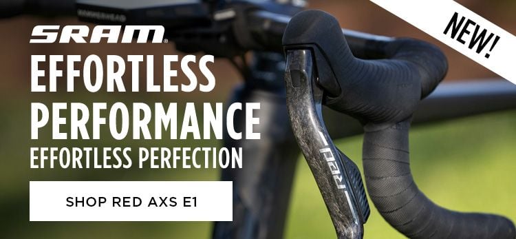 Click for SRAM Effortless Performance Effortless Perfection Shop New Red AXS E1