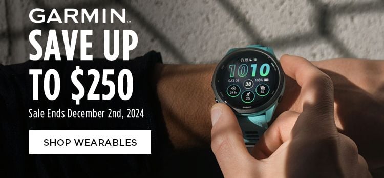 Click for Garmin Save up to $250 Shop Wearables