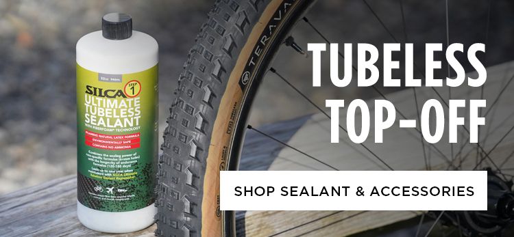 Click for Tubeless Top-Off and Sealant Accessories Shop Now