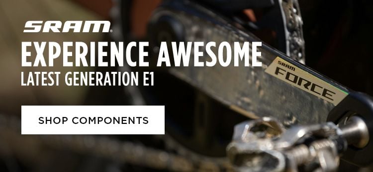 Click for SRAM Experience Awesome Latest Generation E1 Shop Components