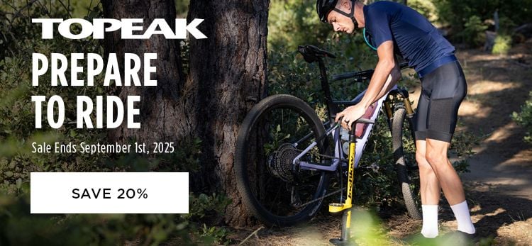 Click for Topeak Prepare to Ride Save 20