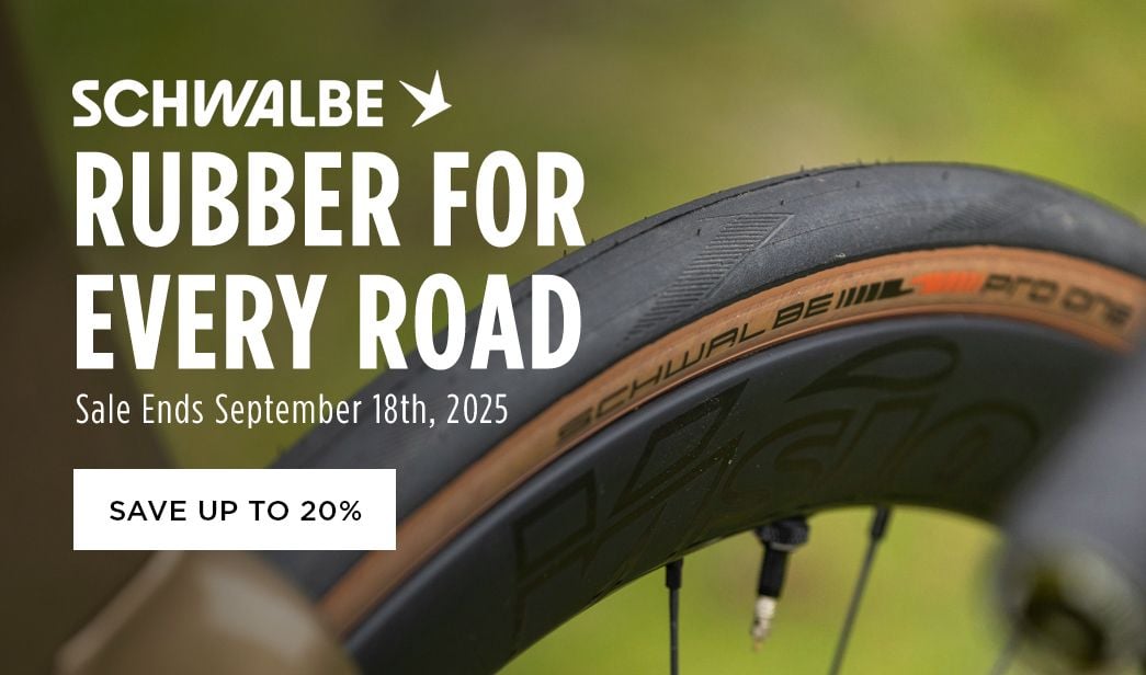 Click for Schwalbe Rubber For Every Road Save up to 20