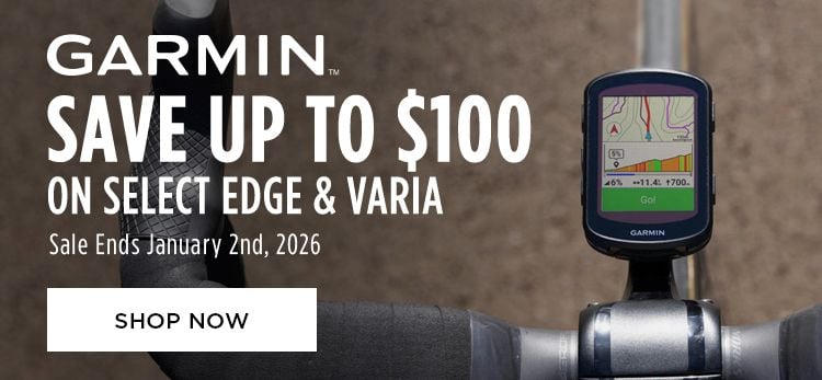 Click for Garmin Save up to $100 on select Edge and Varia Shop Now