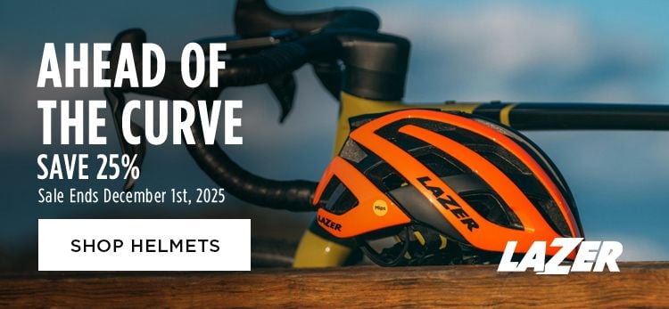 Click for Lazer Ahead of the Curve Save 25 Shop Helmets