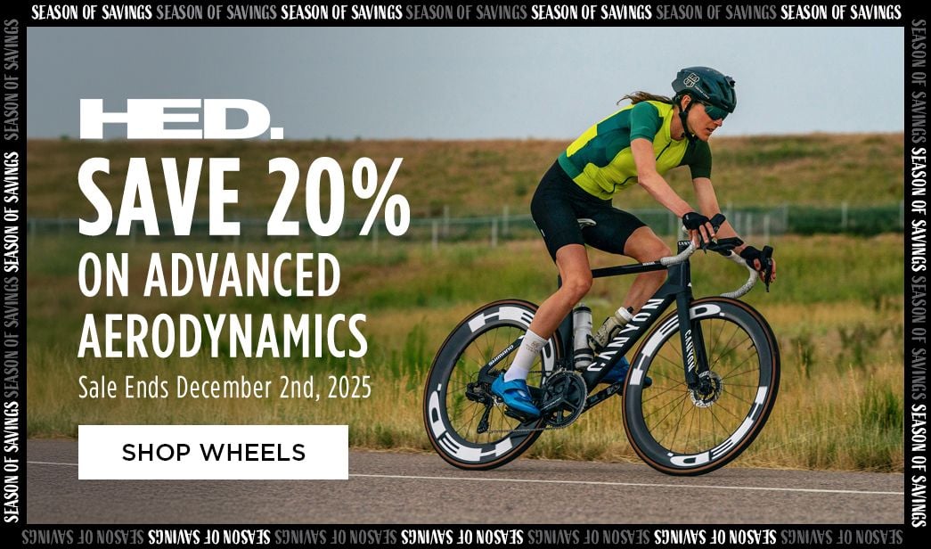 Click for HED. Save 20 on Advanced Aerodynamics Shop Wheels