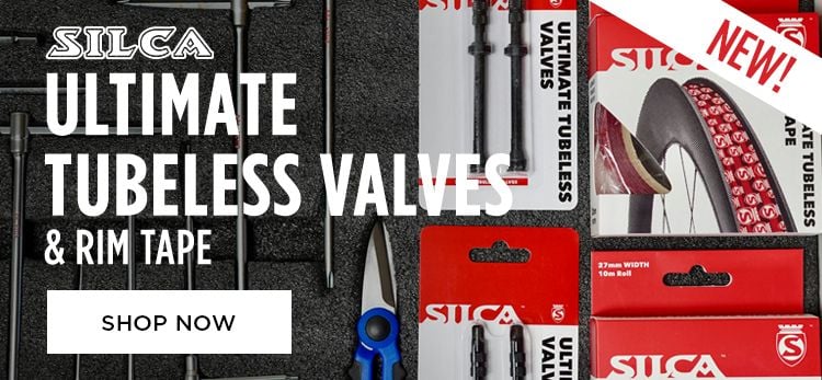 Click for Silca Ultimate Tubeless Valves and Rim Tape Shop Now