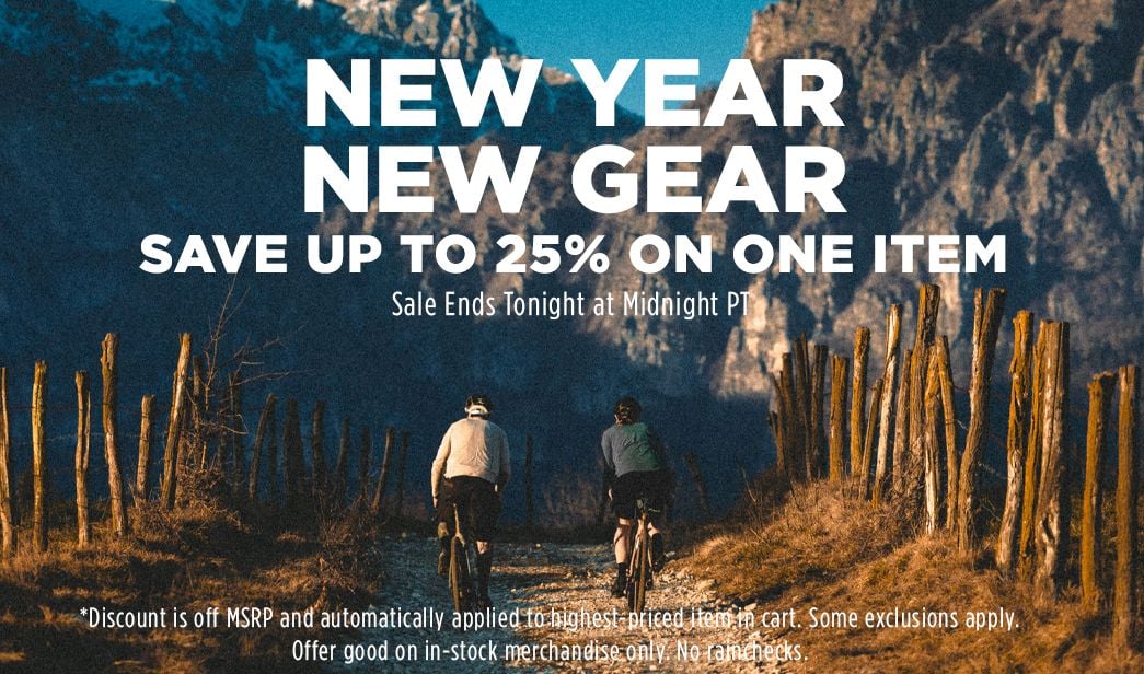 Click for New Year New Gear Save up to 25 on One Item