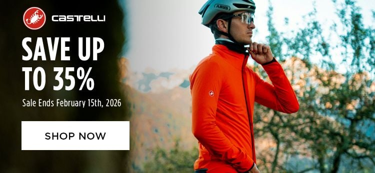 Click for Castelli Save up to 35 Shop Now
