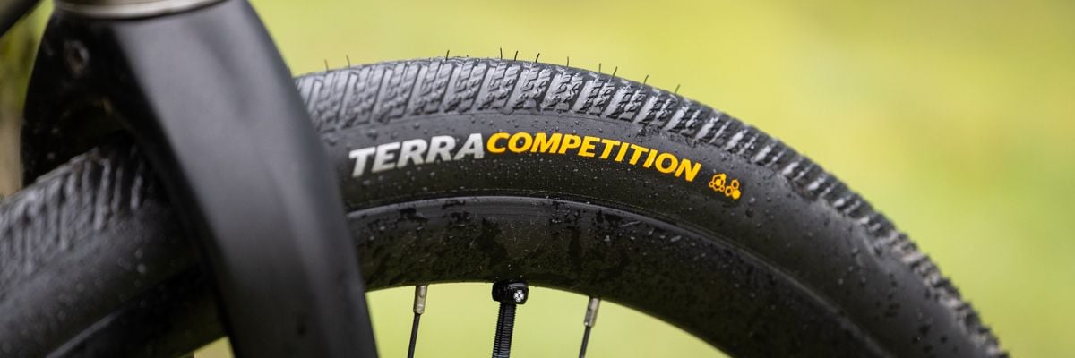 Continental terra competition tire in profile
