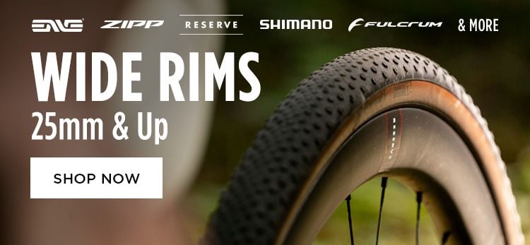 Click for Wide Rims 25mm and Up Shop Now
