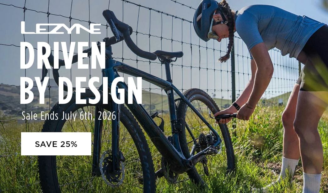 Click for Lezyne Driven By Design Save 25