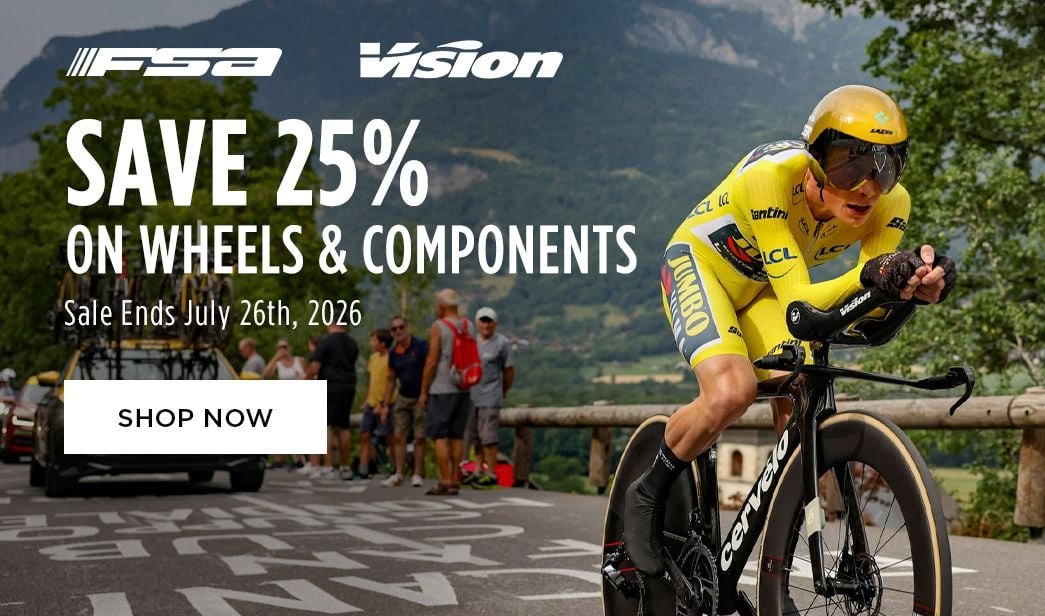 Click for FSA Vision Save 25 on Wheels and Components Shop Now