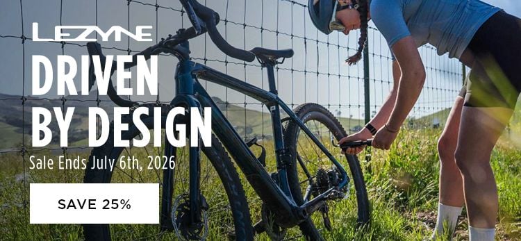 Click for Lezyne Driven By Design Save 25