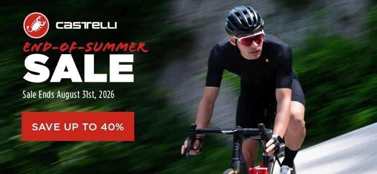 Click for Castelli End-of-Summer Sale Save up to 40