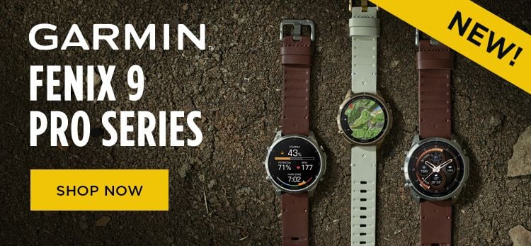 Click for New! Garmin Fenix 9 Pro Series Shop Now